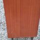 Pair of vintage mahogany sideboards with square metal legs from the 60s