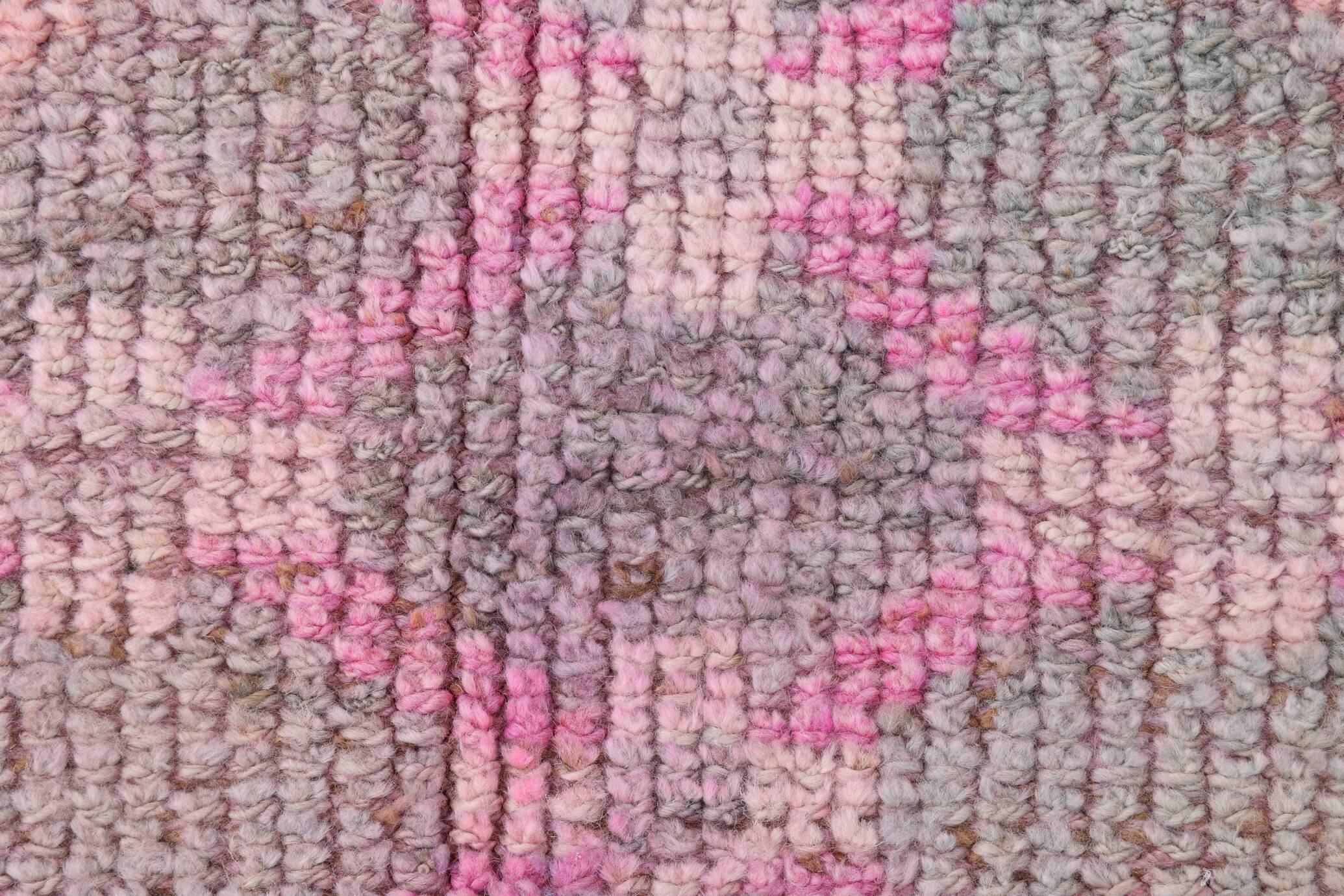 3x12 Pink Persian Vintage Runner Rug, 92x355Cm SK 18193