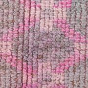 3x12 Pink Persian Vintage Runner Rug, 92x355Cm SK 18193