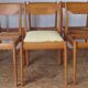6 Scandinavian chairs 60s in beech Farstrup