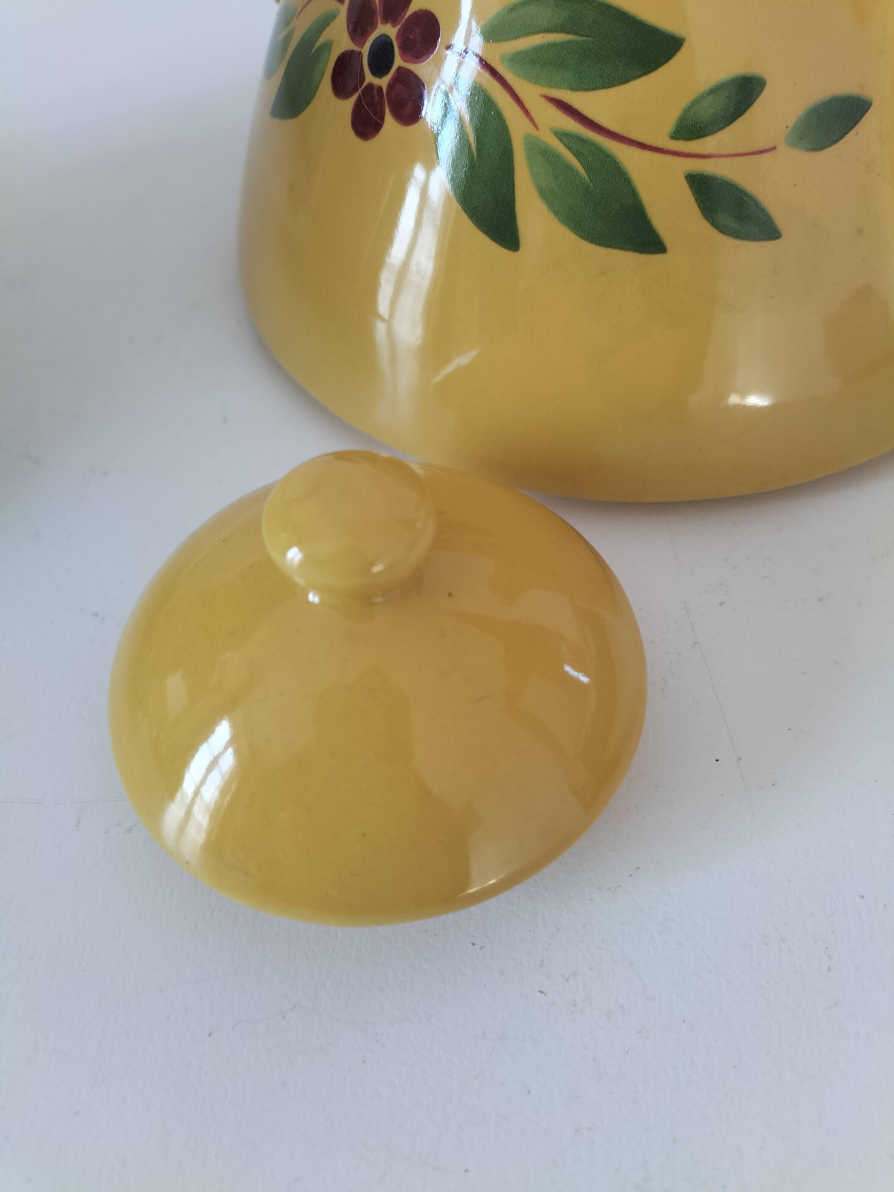 Swedish tea service Christineholm 1970s yellow