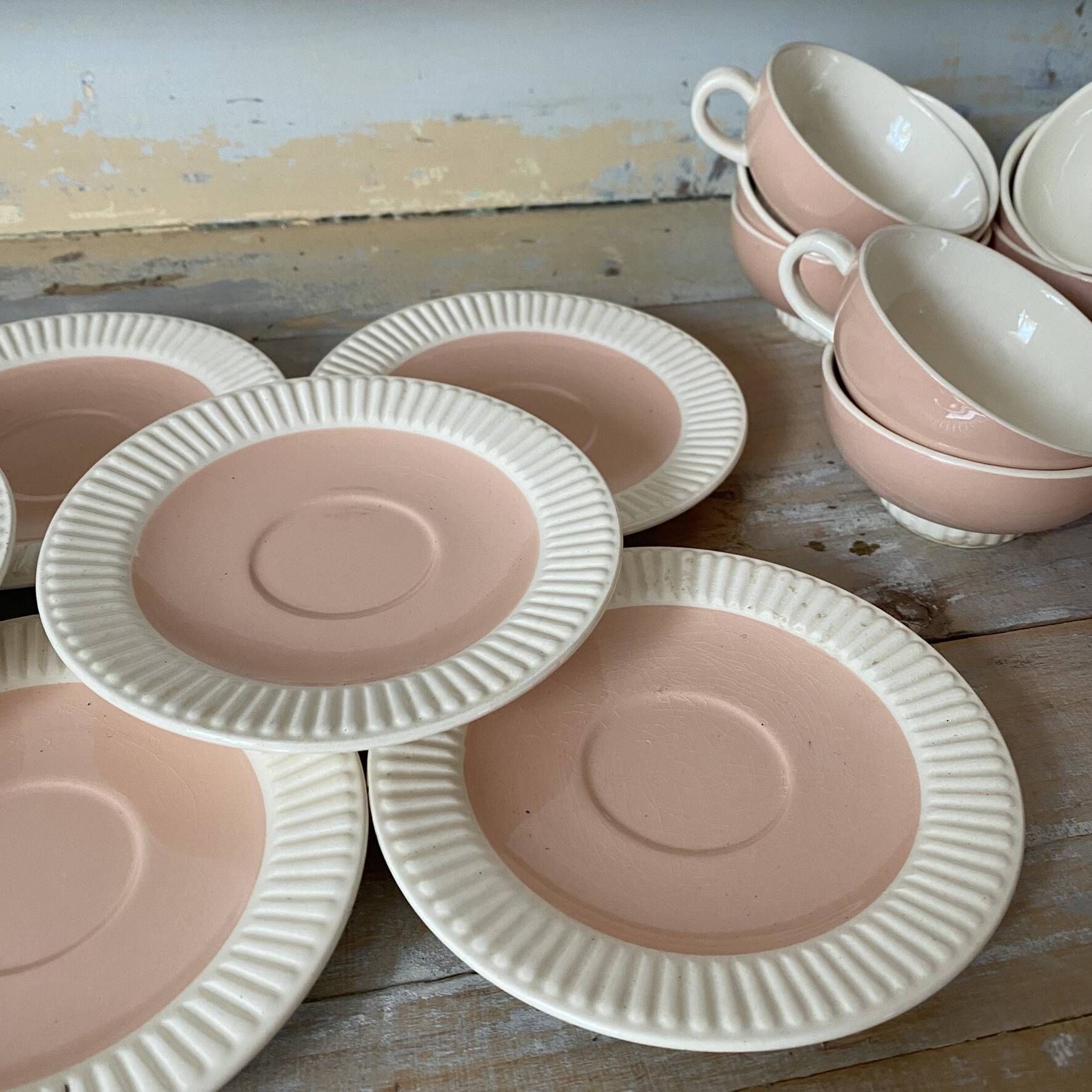 Ensemble de tasses et soucoupes  Villeroy et Boch