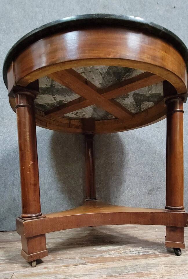 Empire period mahogany pedestal table circa 1800-1810 (b)