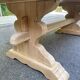 Large stripped solid oak monastery table – 200 cm