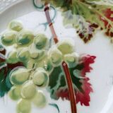Barbotine dessert plates