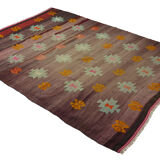 Anatolian handmade kilim rug 290 cm x 211 cm