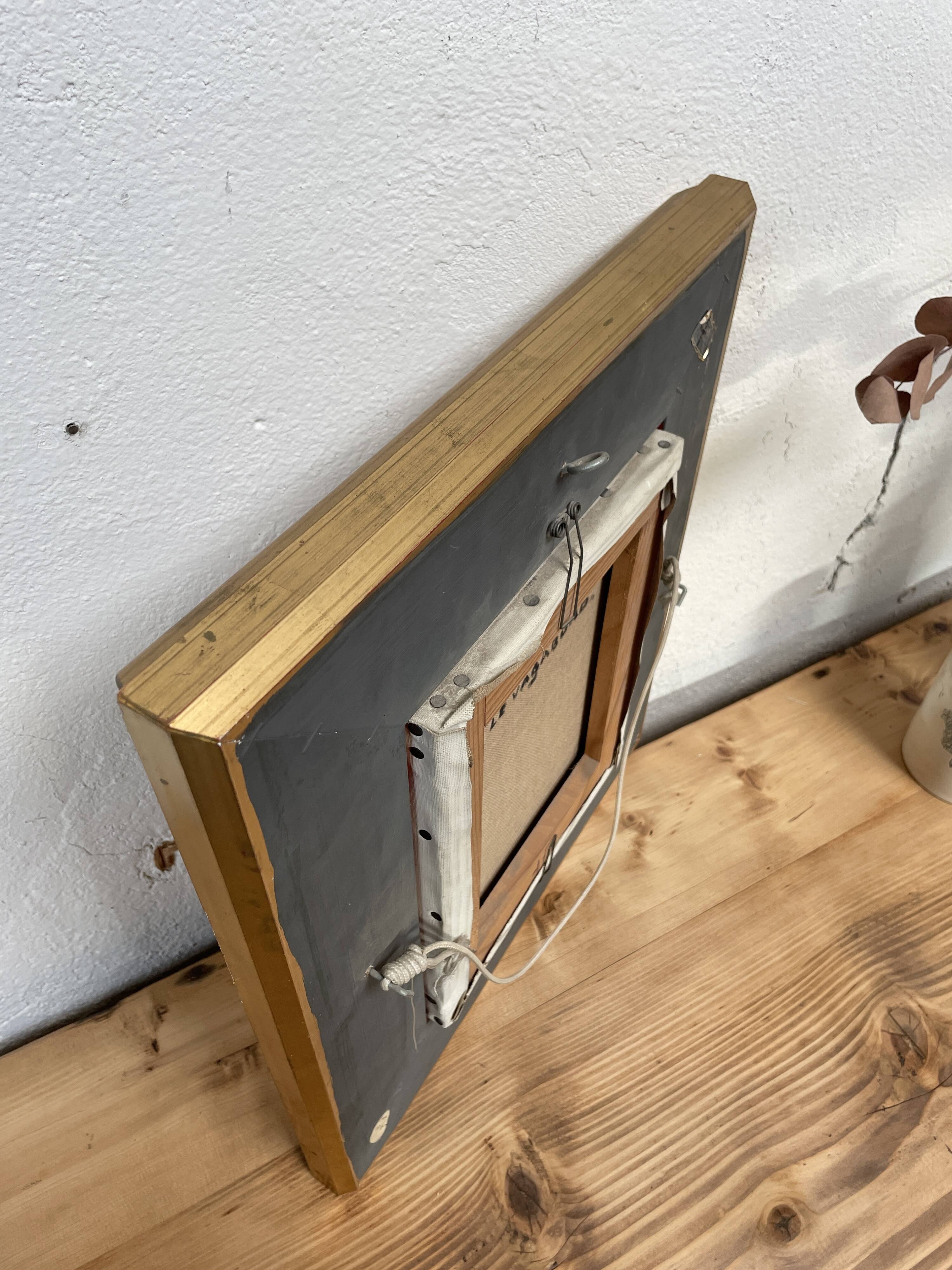 Oil portrait painting 'LE VAGABOND', after Anatola SOUNGOUROFF, circa 1977.