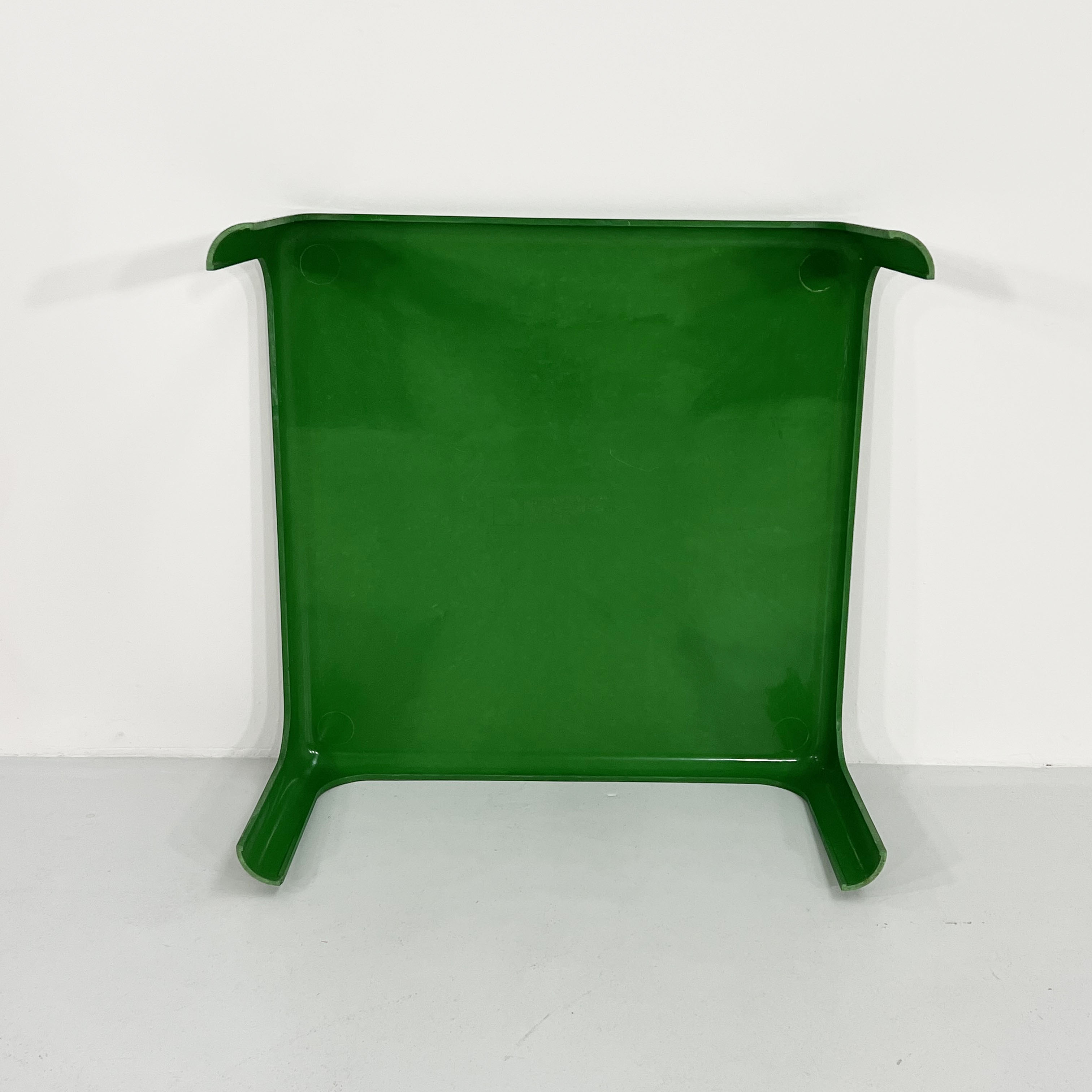 Green coffee table Demetrio 70 by Vico Magistretti for Artemide, 1960