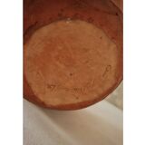 Antique oriental clay pitcher.