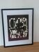Tableau Vintage Art Optique - Victor Vasarely - Cadre 50x40cm