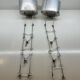 Pair of Scintilla Suspensions by Livio and Pier Giacomo Castiglioni Fontana Ar