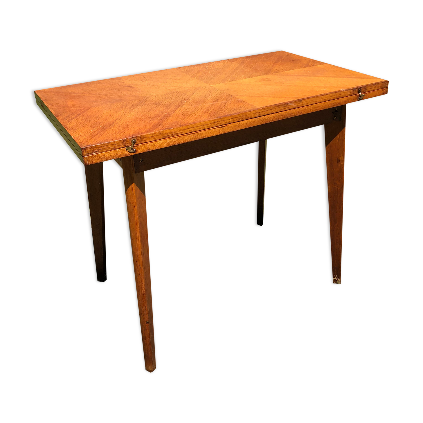 Old game wood table