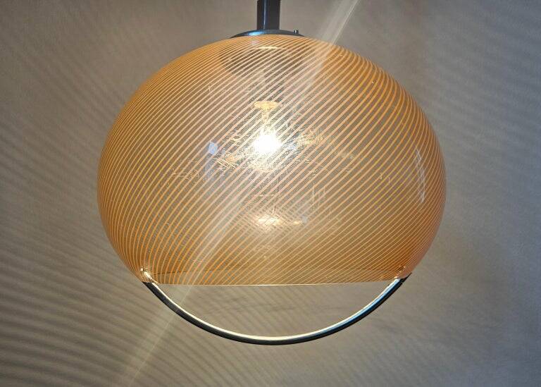 Midcentury Pendant Meblo, designed by Harvey Guzzini, Italy, 1970s