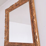 Bevelled trumeau mirror 60.5 x 51.5 cm