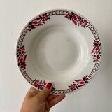 Set of 6 mismatched vintage soup plates