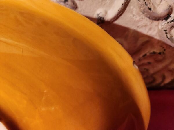 Plat à poisson, crustacés en faïence d'art Proceram