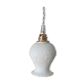 Baladeuse opaline blanche