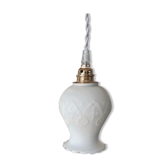White opaline lamp