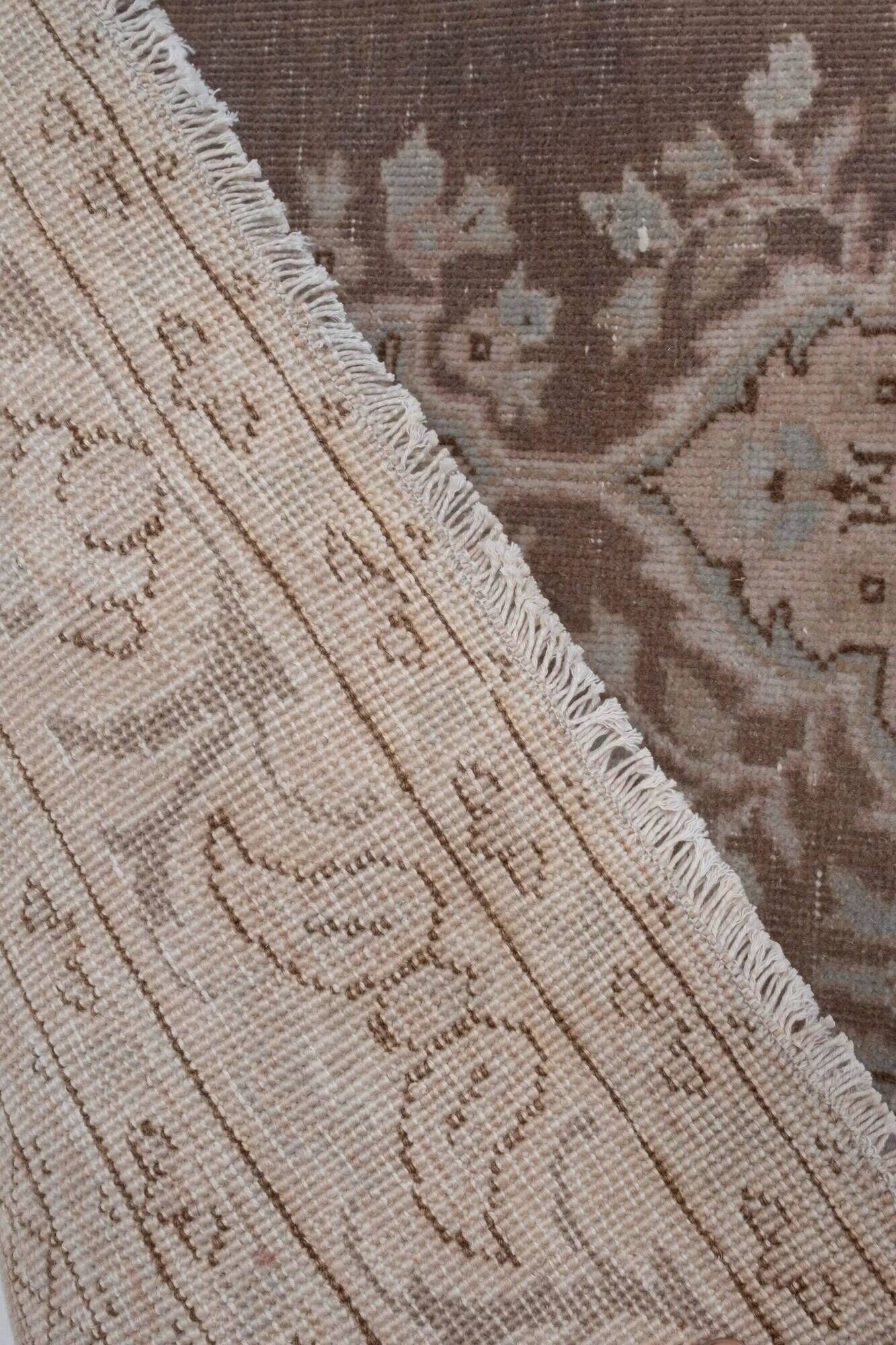 Vintage Turkish hallway rug 91x355 cm