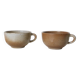 Set of 2 stoneware cups, Grès du Marais, vintage, 1980