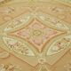 Handmade European Vintage Aubusson Kilim 268 cm x 373 cm