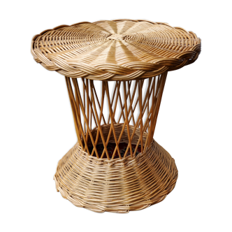 Rattan coffee table