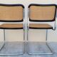 Paire de chaises b32 de Marcel Breuer en cannage