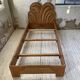 Bed 1 place "palm" wicker and rattan Vivai Del Sud