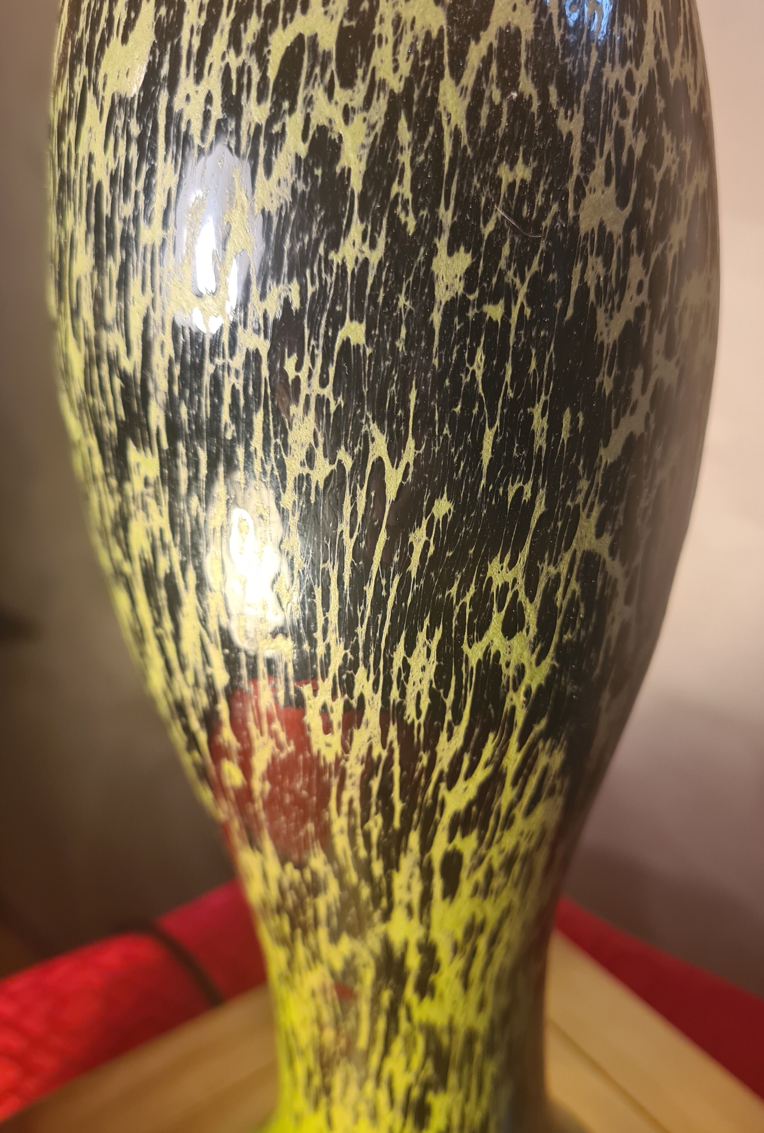 Lumica house lamp, willy rizzo 1960-70, luxury ceramic 61x31.