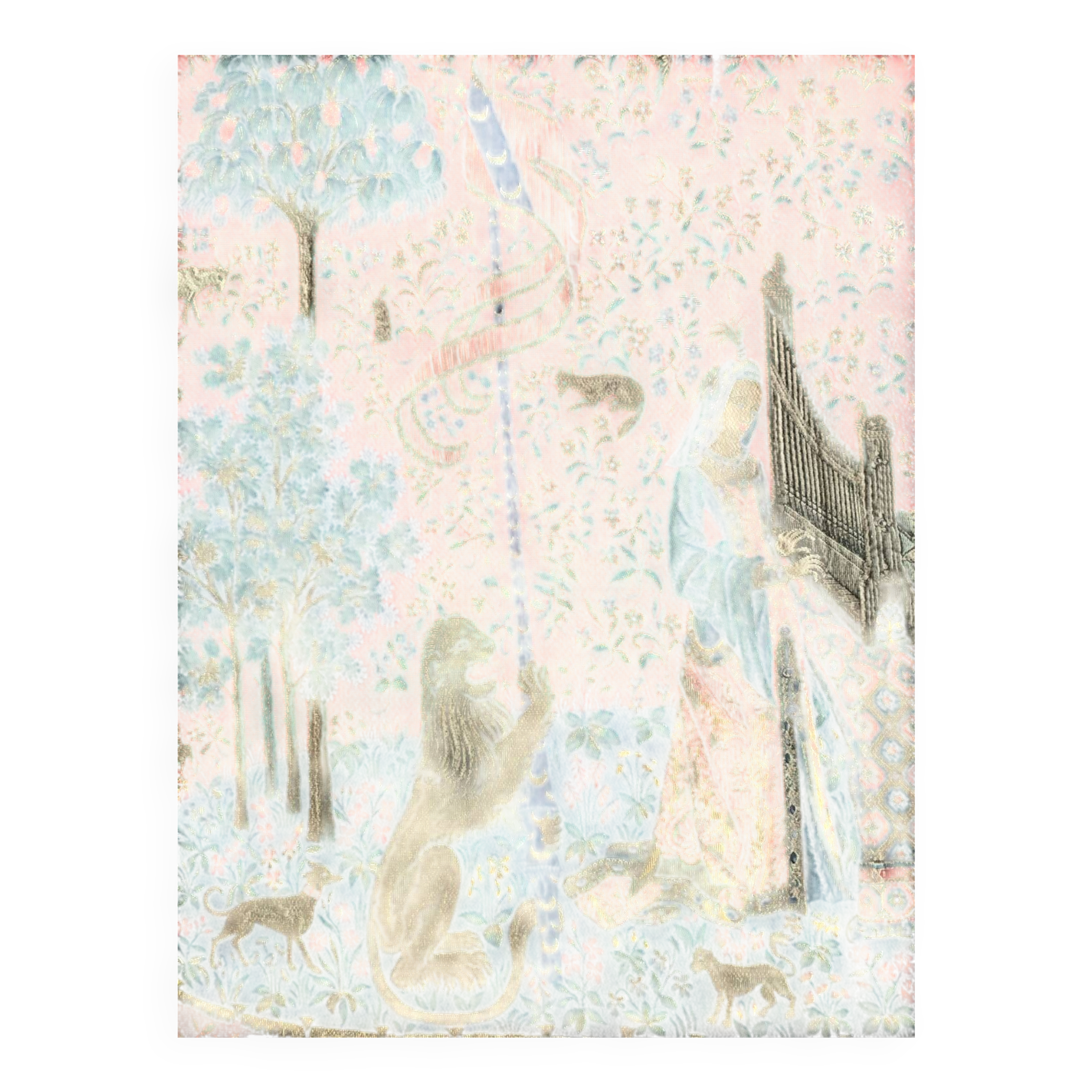 Tapestry in the Halluin stitch
