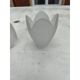 Set of 5 opaline glass tulips