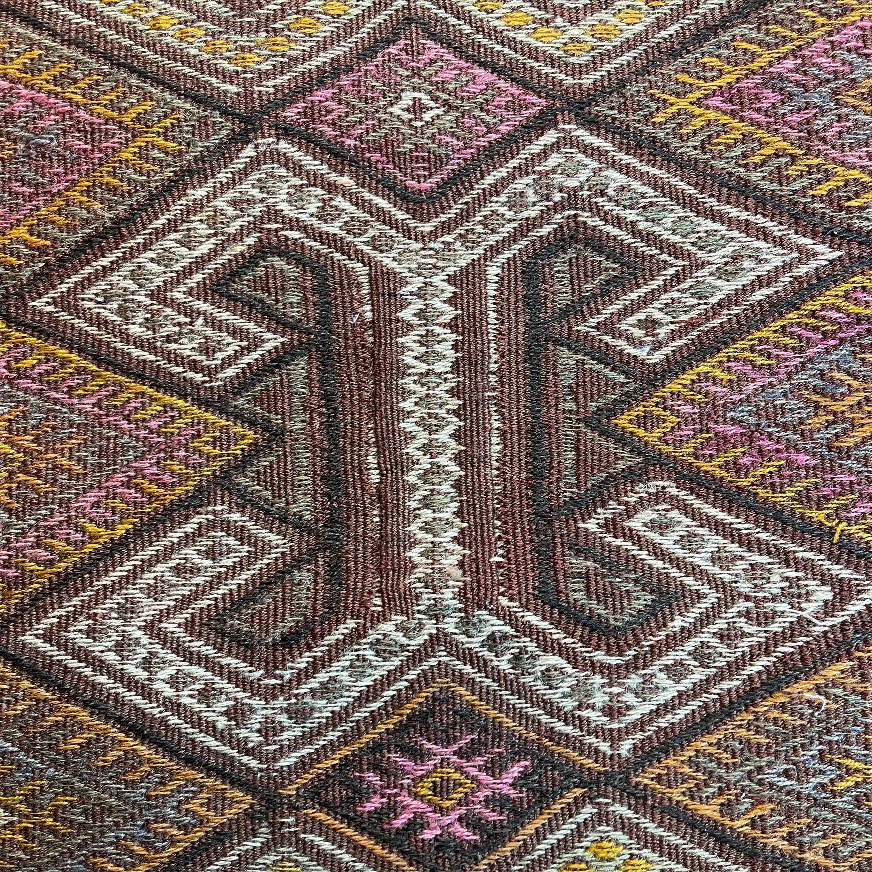Vintage turkish kilim rug , 100 x 67 cm