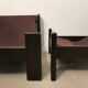 Pair of brutalist armchairs 1970