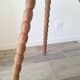Tripod side table / end table in solid wood