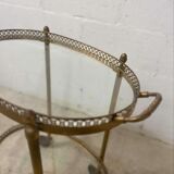 Vintage 'golden' bar trolley
