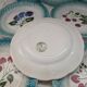 8 antique earthenware dessert plates