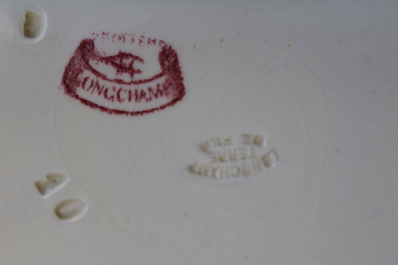 Ceramic serving dish made of ironstone