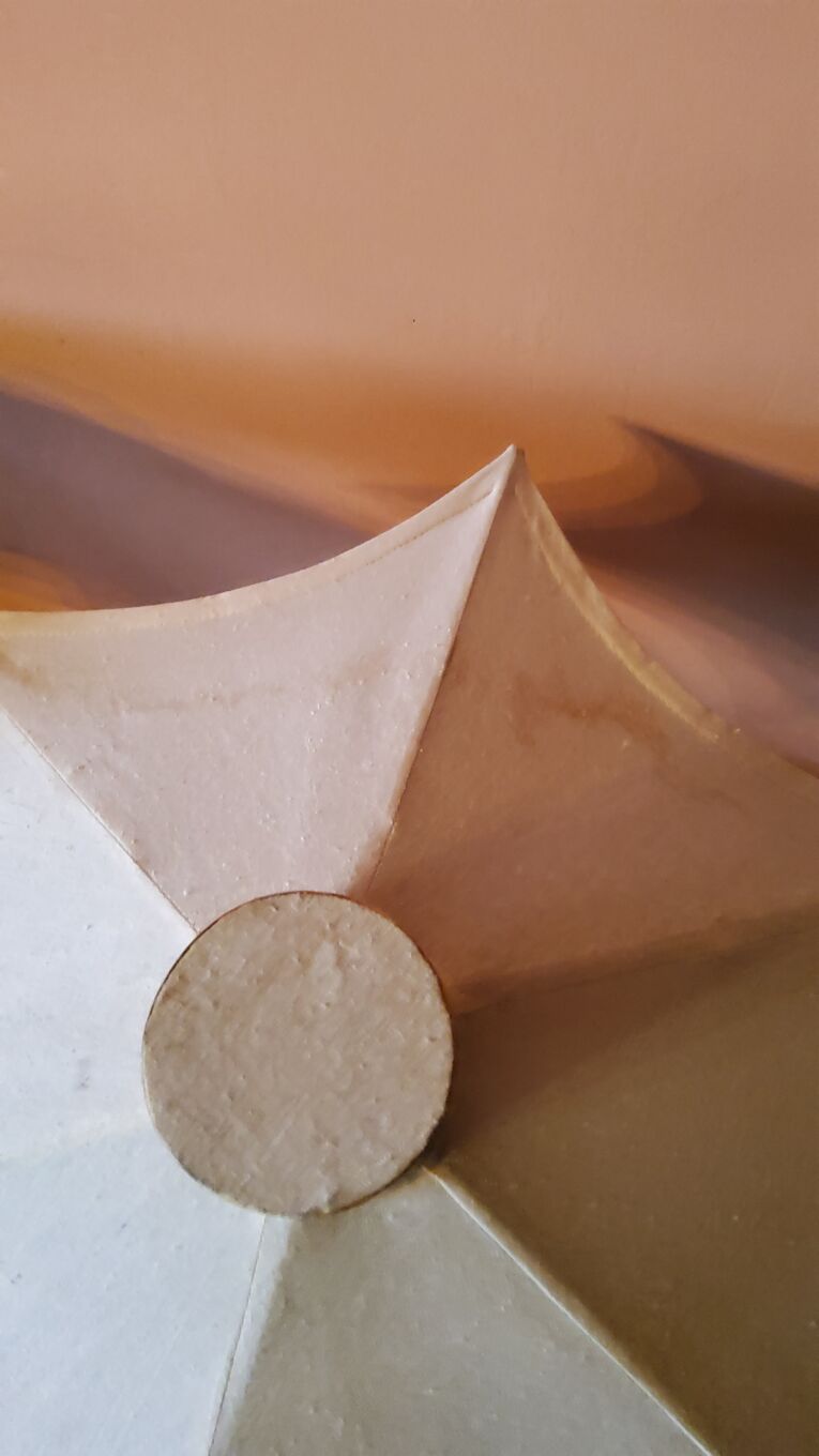 Paire de lampes parasol en bambou et rotin Selency Paire de lampes parasol en bambou et rotin Selency