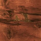 Large antique chest made of pine and solid oak.