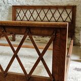 Old vintage braces bed