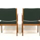Set of 2 leather armchairs, Karl Erik Ekselius, Sweden, 1960