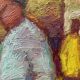 A.Eres Vintage Original Oil on canvas Painting, Expessionist, Signed 1976