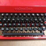 Typewriter valentine Ettore Sottsass Olivetti made in Barcelona