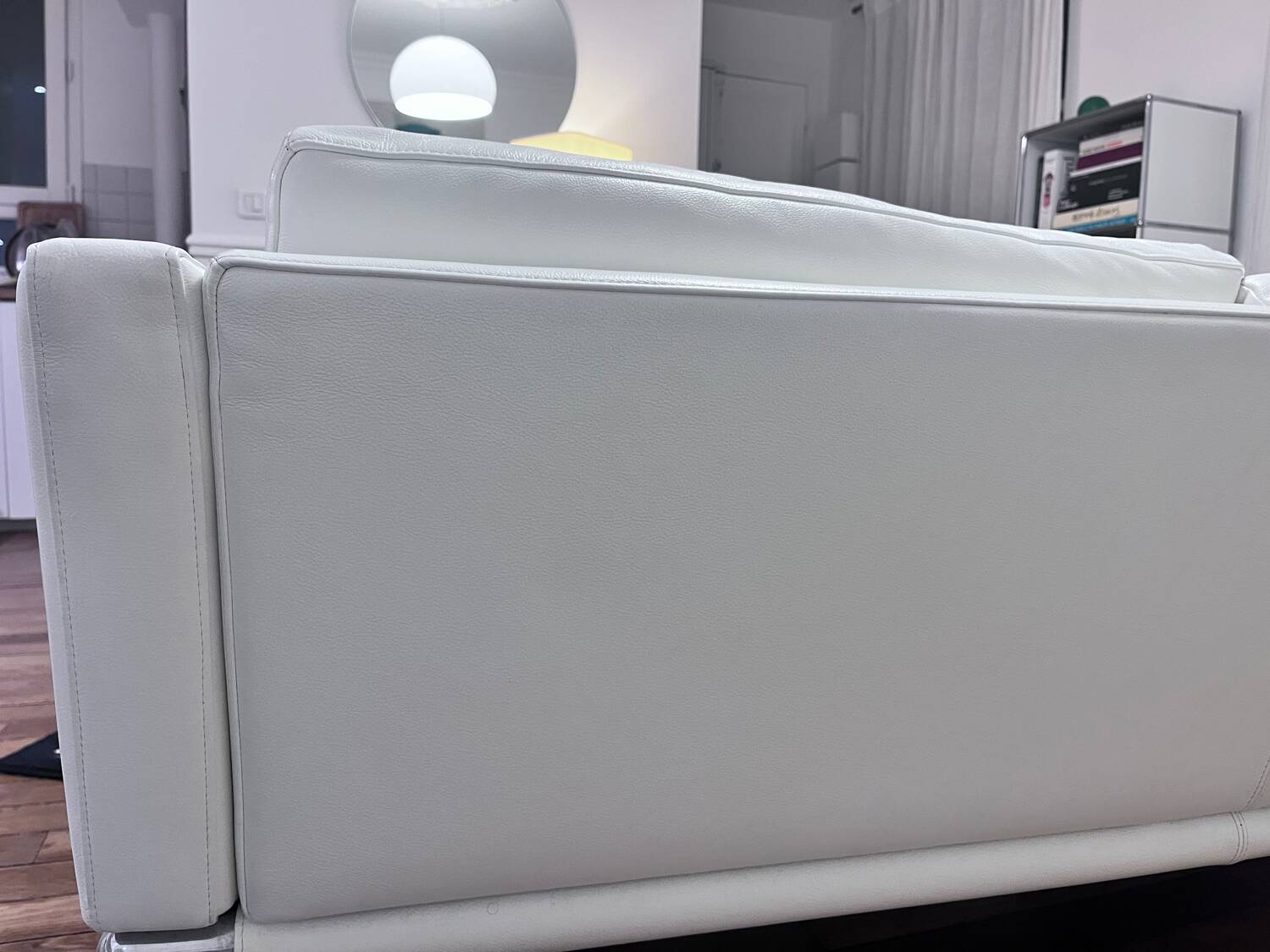 Cassina leather sofa by Philippe Starck