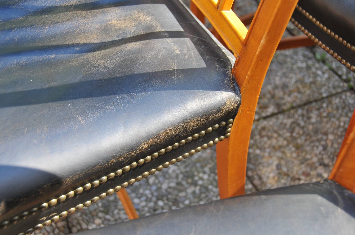 10 antique Josef Frank model 620 chairs in walnut wood from Svenskt Tenn.
