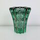 Art Deco vase by Pierre D'Avesn, silver decoration by Atelier Saint Graal.