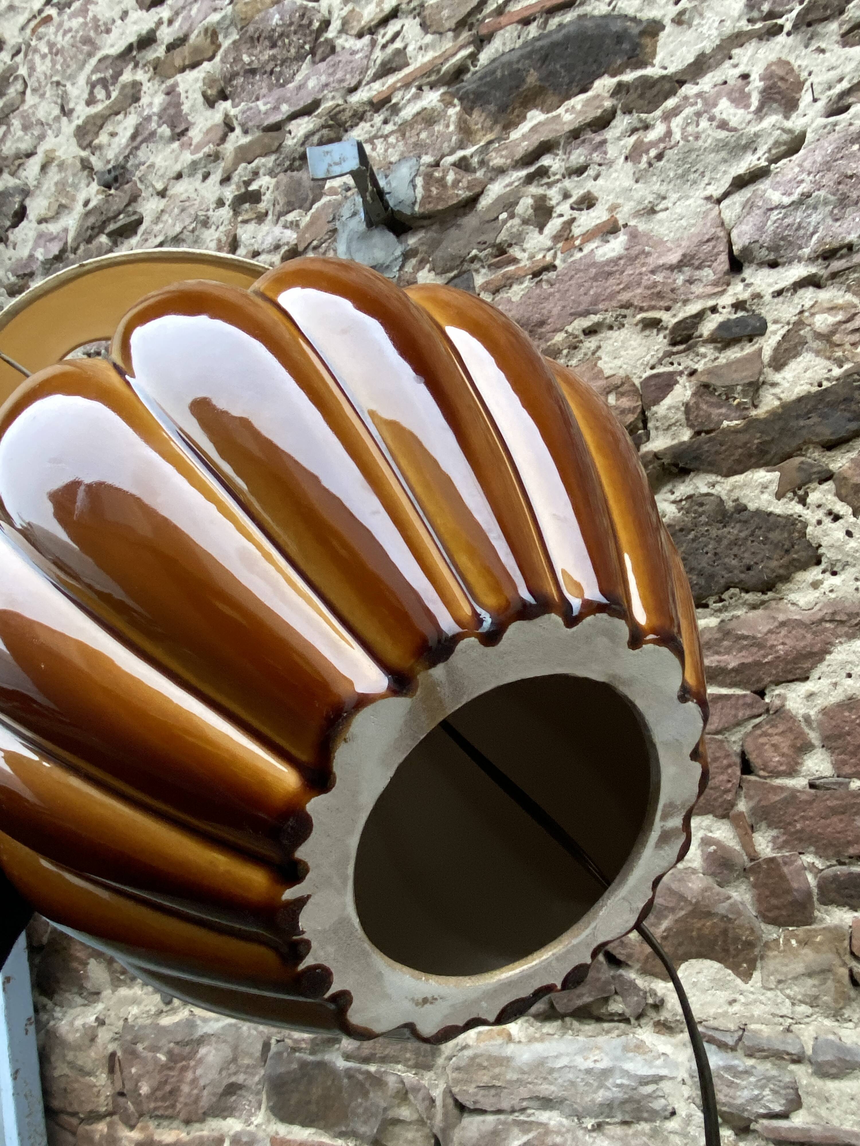 Vintage Ceramic Lamp 1970s