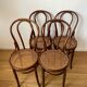Chaises Bistro en cannage Mundus
