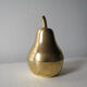 Brass pear-shaped box