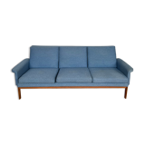 Scandinavian sofa model Jupiter 218 in teak fabrics of vintage origin